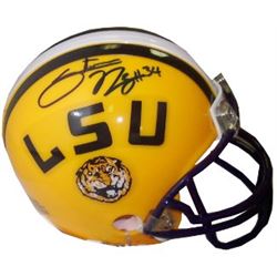 Stevan Ridley Signed LSU Tigers Replica Mini Helmet