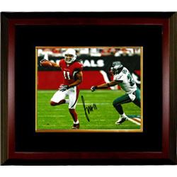 Larry Fitzgerald Signed Arizona Cardinals 8X10 Photo Custom Framed #11 (Horizontal)