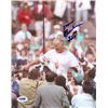 Image 1 : Don Shula Signed Miami Dolphins Carryoff 8X10 Photo 325 (Wins)- PSA Hologram