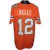 Image 1 : Jim Kelly Miami Hurricanes Unsigned Orange TB Custom Jersey XL
