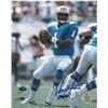 Image 1 : Warren Moon Signed Houston Oilers 8X10 Photo HOF06 (Powder Blue Jersey)