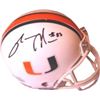 Image 1 : Sinorice Moss Signed Miami Hurricanes Replica Mini Helmet