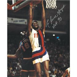 Elvin Hayes Signed Washington Bullets 16X20 Photo HOF 90