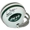 Image 1 : Emerson Boozer Signed New York Jets TB 2Bar Mini Helmet SB III Champs