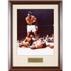Image 1 : Muhammad Ali Unsigned Over Liston 11X14 Photo Framed