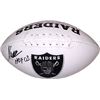 Image 1 : Marcus Allen Signed Oakland Raiders White Logo Football HOF 03- Allen Hologram