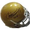 Image 1 : Paul Hornung Signed Notre Dame Authentic Schutt Mini Helmet 56H (Heisman)