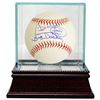 Image 1 : Cecil Fielder Signed Official Major League Baseball Big Daddy W/ Glass Case (Detroit Tigers)- Steine