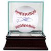 Image 1 : Prince Fielder Signed Official Major League Baseball W/ Glass Case- MLB/Mounted Memories Holo (Brewe