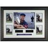 Image 1 : Payne Stewart Unsigned US Open Eng Signature 22X33 Tribute Leather Framed Photo W/ WWJD Bracelet