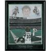 Image 1 : Chad Pennington Unsigned Young Gun New York Jets 8X10 Framed Little Pros