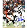 Image 1 : Terrell Davis Signed Denver Broncos 8X10 Photo (Navy Jersey Run)