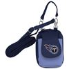 Image 1 : Tennessee Titans Women's Purse Plus With Touch Screen - Navy Blue-Light Blue