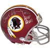 Image 1 : Chris Hanburger Signed Washington Redskins Maroon TB Riddell Mini Helmet #55 HOF 2011 (Gray Mask-Sty