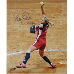 Jennie Finch Signed Olympic Team USA 16X20 Photo W/ Team USA