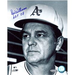 Dick Williams Signed Oakland Athletics 8X10 Photo HOF 08 (Deceased)