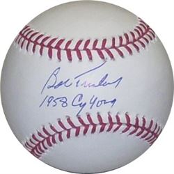 Bob Turley Signed Official Major League Baseball 1958 CY Young- JSA Hologram