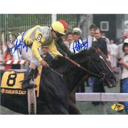 Sunday Silence Signed Preakness Stakes At Pimlico Horse Racing 16X20 Photo 2 Sig