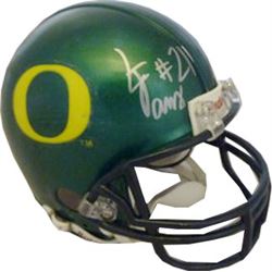 Lamichael James Signed Oregon Ducks Replica Mini Helmet