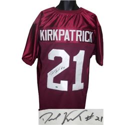 Dre Kirkpatrick Signed Alabama Crimson Tide Maroon Custom Jersey- Kirkpatrick Hologram