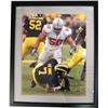Image 1 : Vernon Gholston Signed Ohio State Buckeyes 16X20 Photo Custom Black Framed (Vs Michigan)