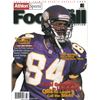 Image 1 : Randy Moss Unsigned Minnesota Vikings Athlon Sports 1999 NFL Pro Football Preview Magazine
