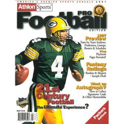 Brett Favre Unsigned Green Bay Packers Athlon Sports 1997 NFL Pro Football Preview Magazine