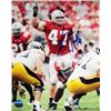 Image 1 : AJ Hawk Signed Ohio State Buckeyes 8X10 Photo