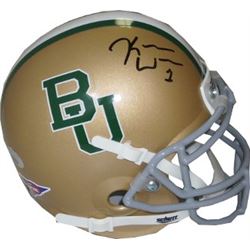 Kendall Wright Signed Baylor Bears Authentic Schutt Mini Helmet- Wright Hologram