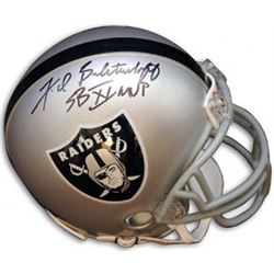 Fred Biletnikoff Signed Oakland Raiders Replica Mini Helmet SB XI MVP