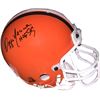 Image 1 : Ozzie Newsome Signed Cleveland Browns Riddell Authentic Mini Helmet HOF 99- JSA Hologram