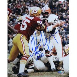 Chris Hanburger Signed Washington Redskins 8X10 Photo HOF 2011- Steiner Hologram