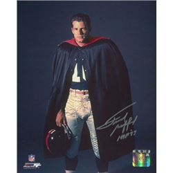 Frank Gifford Signed New York Giants 16X20 Photo HOF 77 (In Cape)