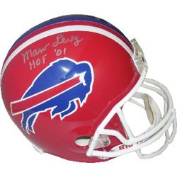 Marv Levy Signed Buffalo Bills Full Size Replica Helmet HOF 01