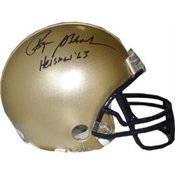 Roger Staubach Signed Navy Replica Mini Helmet Heisman 63- JSA Hologram