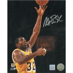 Magic Johnson Signed Los Angeles Lakers 16X20 Photo Layup