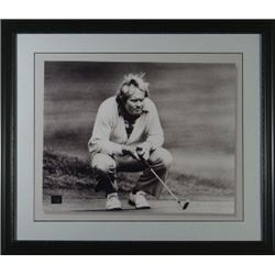 Jack Nicklaus Unsigned 1978 B&W British Open 8X10 Custom Framed