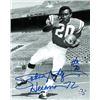 Image 1 : Johnny Rodgers Signed Nebraska Cornhuskers 8X10 B&W Photo #20 Heisman '72