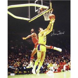 Jerry West Signed Los Angeles Lakers 16X20 Photo