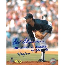 Bert Blyleven Signed Minnesota Twins 8X10 Photo No-Hitter Vs Angels W/ Rangers 9/22/77