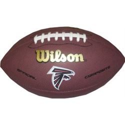 Atlanta Falcons Logo Wilson NFL Composite Leather Full Size Football
