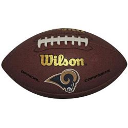 St. Louis Rams Logo Wilson NFL Composite Leather Full Size Football
