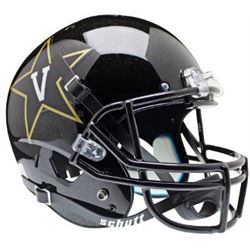 Vanderbilt Commodores Schutt Full Size Replica Black Helmet