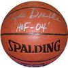 Image 1 : Clyde Drexler Signed Spalding NBA Indoor/Outdoor Basketball HOF 04 (Trail Blazers & Rockets)