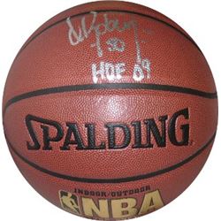 David Robinson Signed NBA Indoor/Outdoor Basketball HOF 09 (San Antonio Spurs)