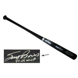 Scott Brosius Signed Rawlings Black Big Stick Name Engraved Bat  98 WS MVP (New York Yankees)