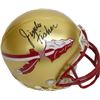 Image 1 : Jimbo Fisher Signed Florida State Seminoles Riddell Mini Helmet
