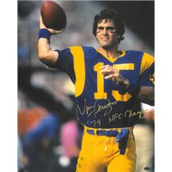 Vince Ferragamo Signed Los Angeles Rams 16X20 Photo '79 NFC Champs