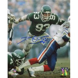 Marty Lyons Signed New York Jets 8X10 Photo (New York Sack Exchange)