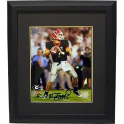 Matthew Stafford Signed Georgia Bulldogs 8X10 Photo Custom Framed- Stafford Hologram